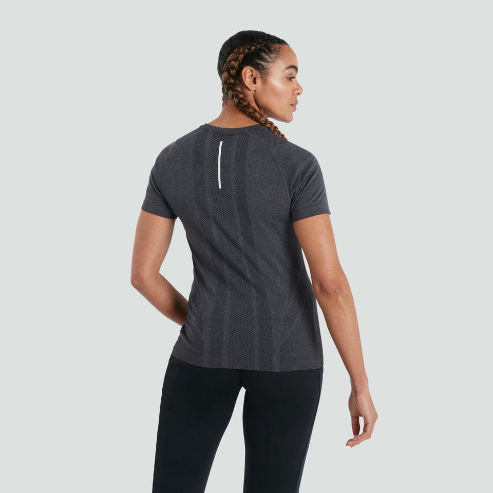 Womens Ireland Seamless Tee Black
