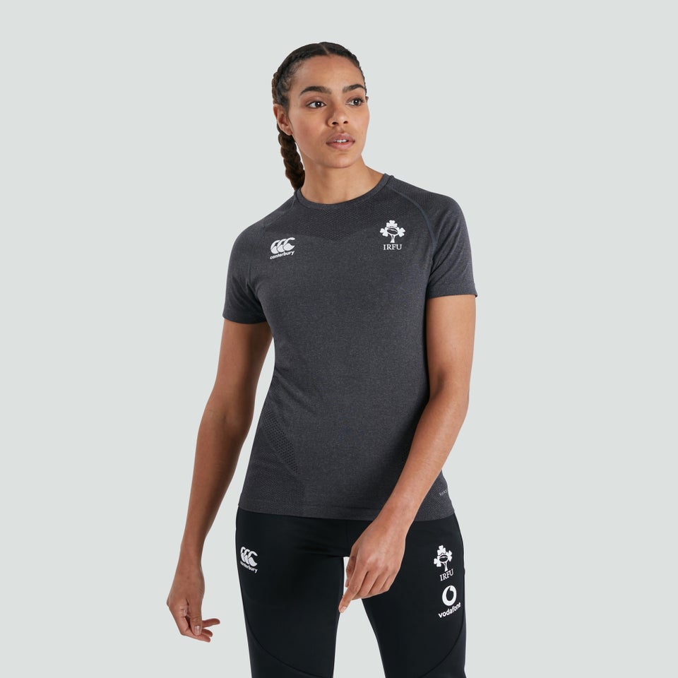 Womens Ireland Seamless Tee Black