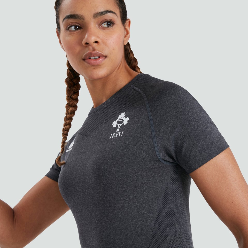 Womens Ireland Seamless Tee Black