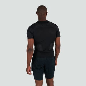 CANTERBURY CCC ELITE PROTECTION VEST AU BLK/WHT/SLV