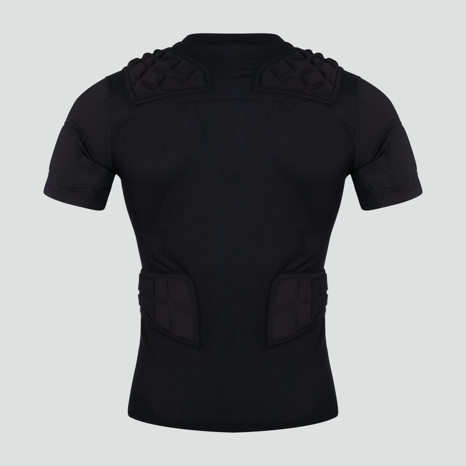 CANTERBURY CCC ELITE PROTECTION VEST AU BLK/WHT/SLV