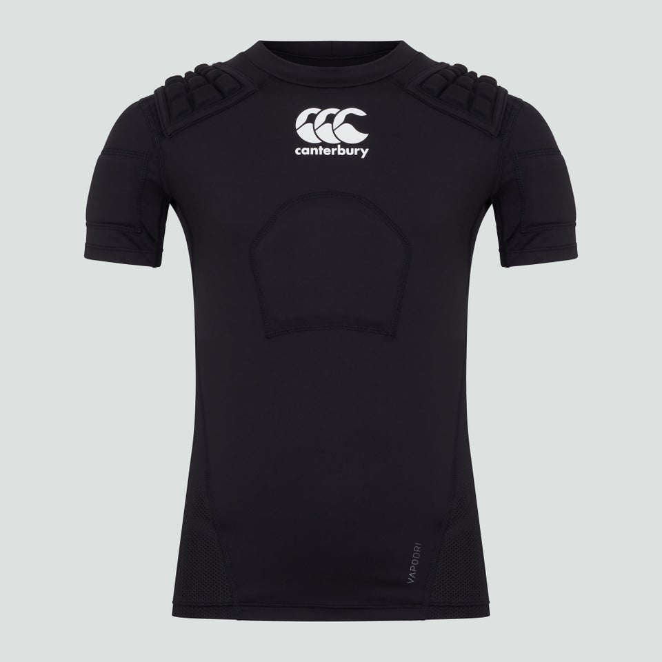 CANTERBURY CCC PRO PROTECTION VEST JU BLK/WHT/SLV