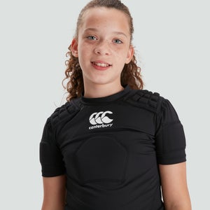 CANTERBURY CCC PRO PROTECTION VEST JU BLK/WHT/SLV