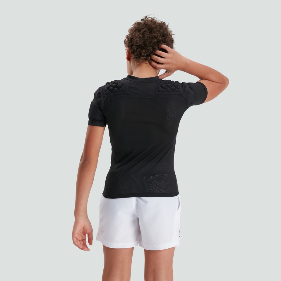 CANTERBURY CCC PRO PROTECTION VEST JU BLK/WHT/SLV