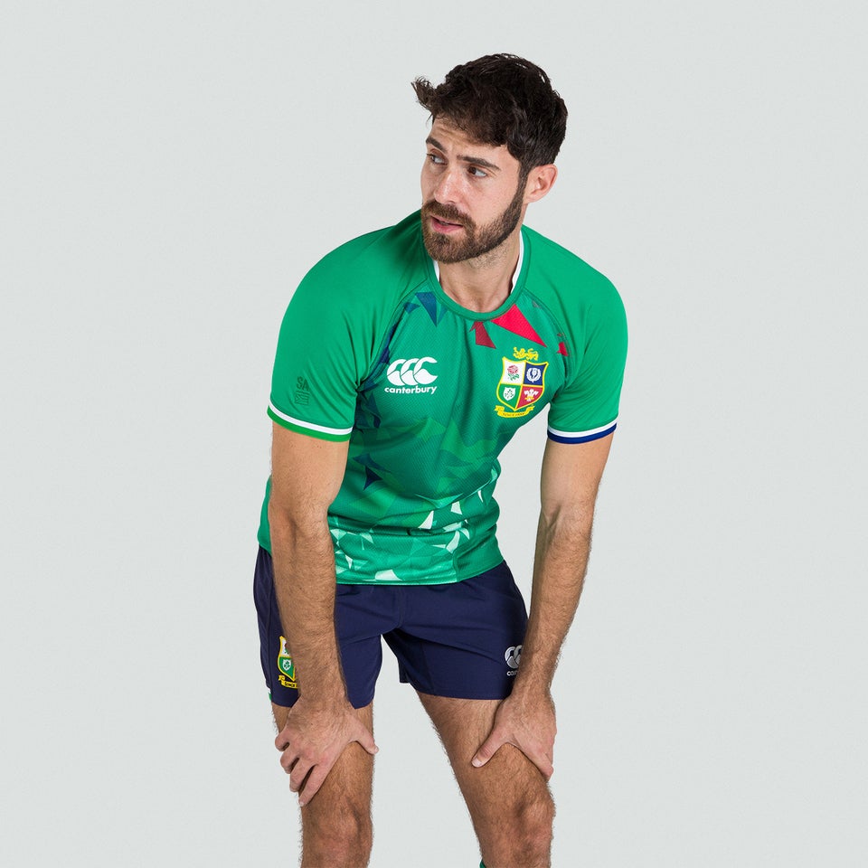 Mens British & Irish Lions Training Jersey Green