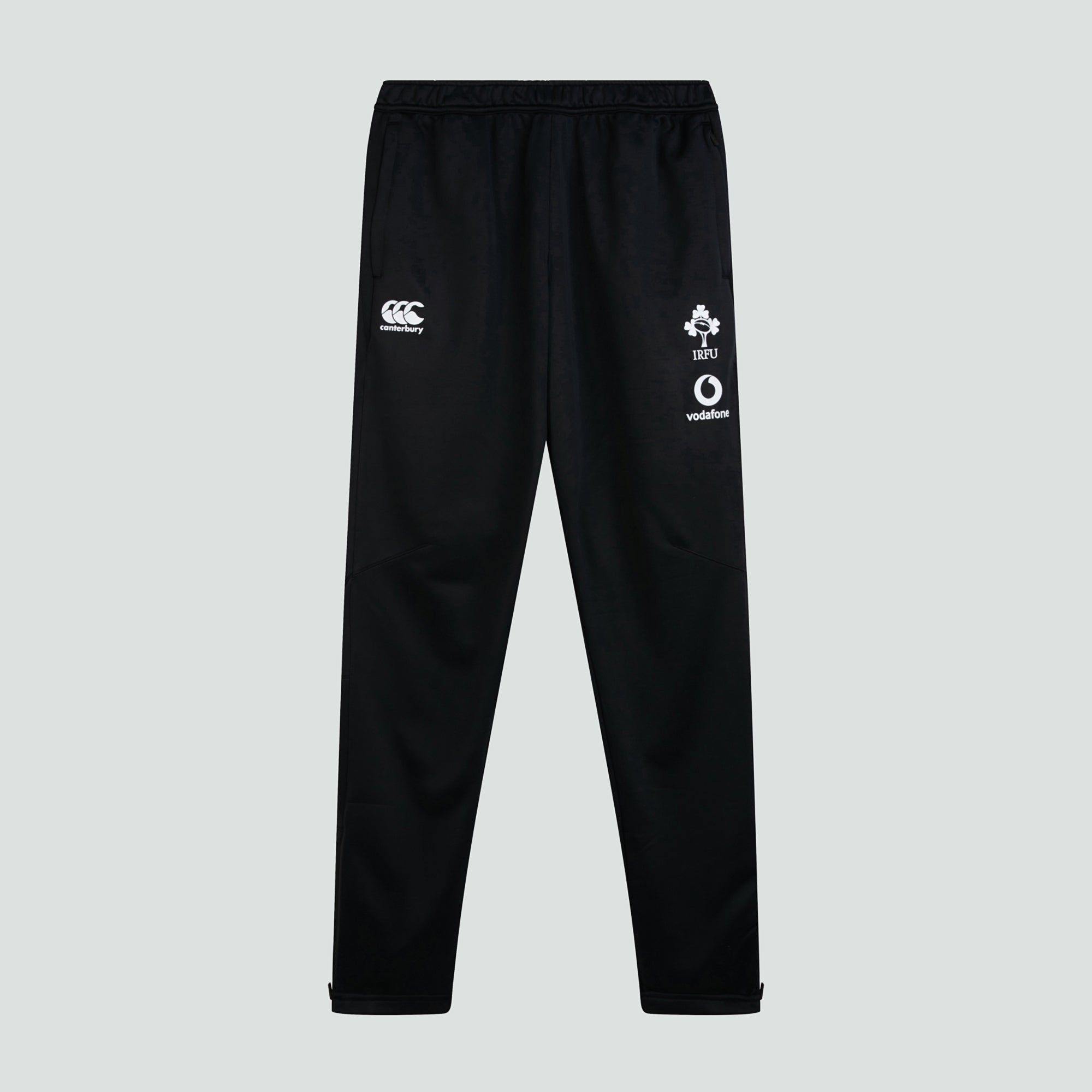 Mens Ireland Poly Knit Pants Black | Canterbury