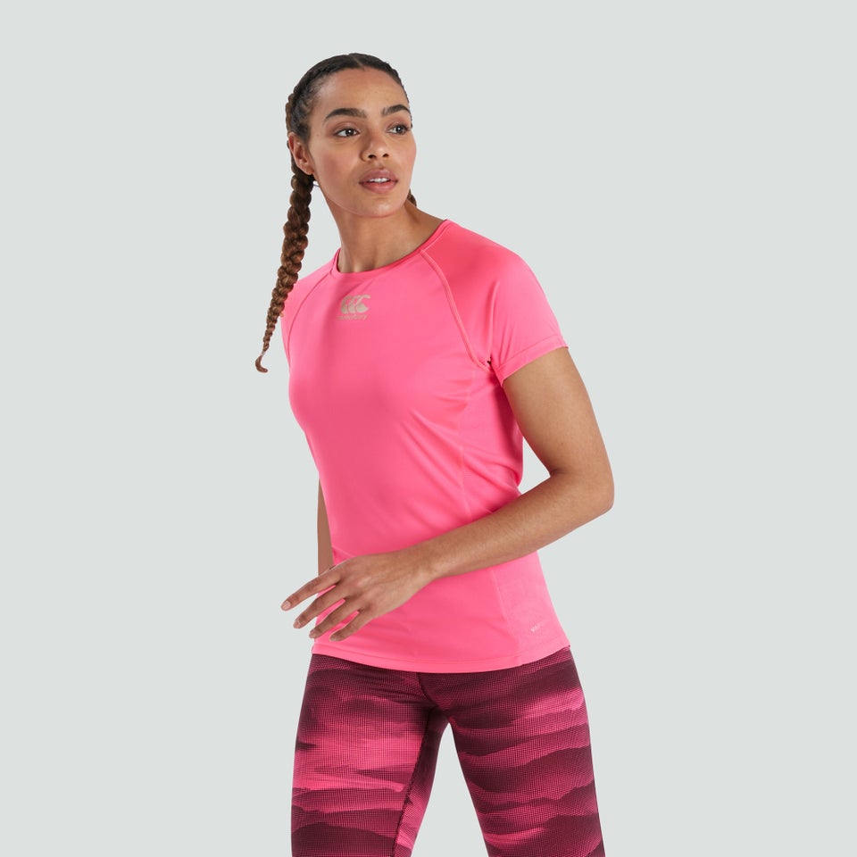 Womens Vapodri Superlight Tee Pink