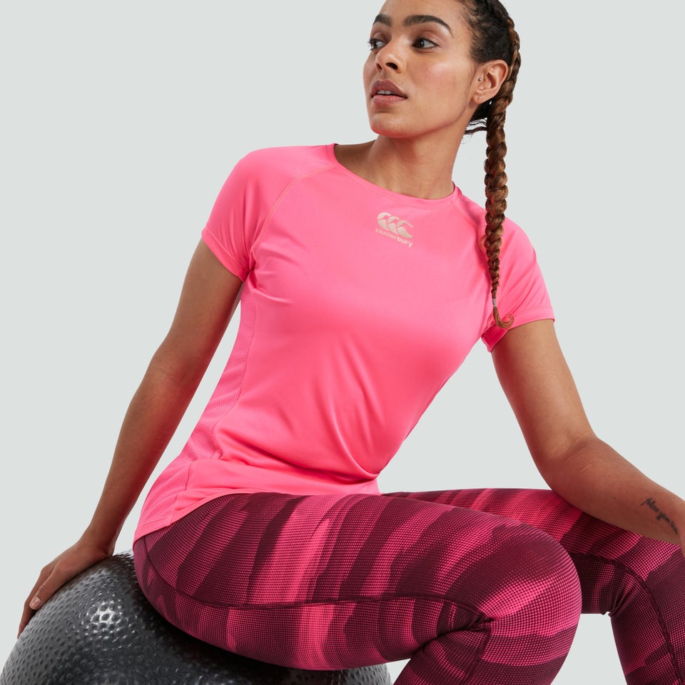 Womens Vapodri Superlight Tee Pink