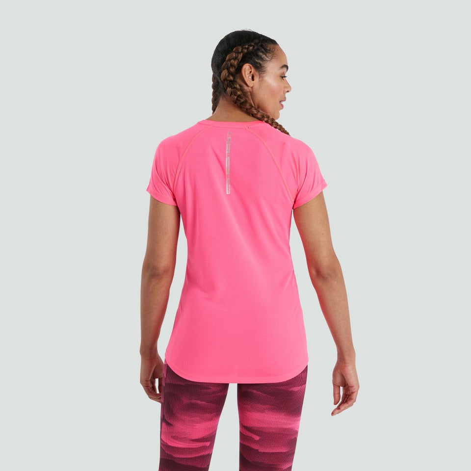 Womens Vapodri Superlight Tee Pink