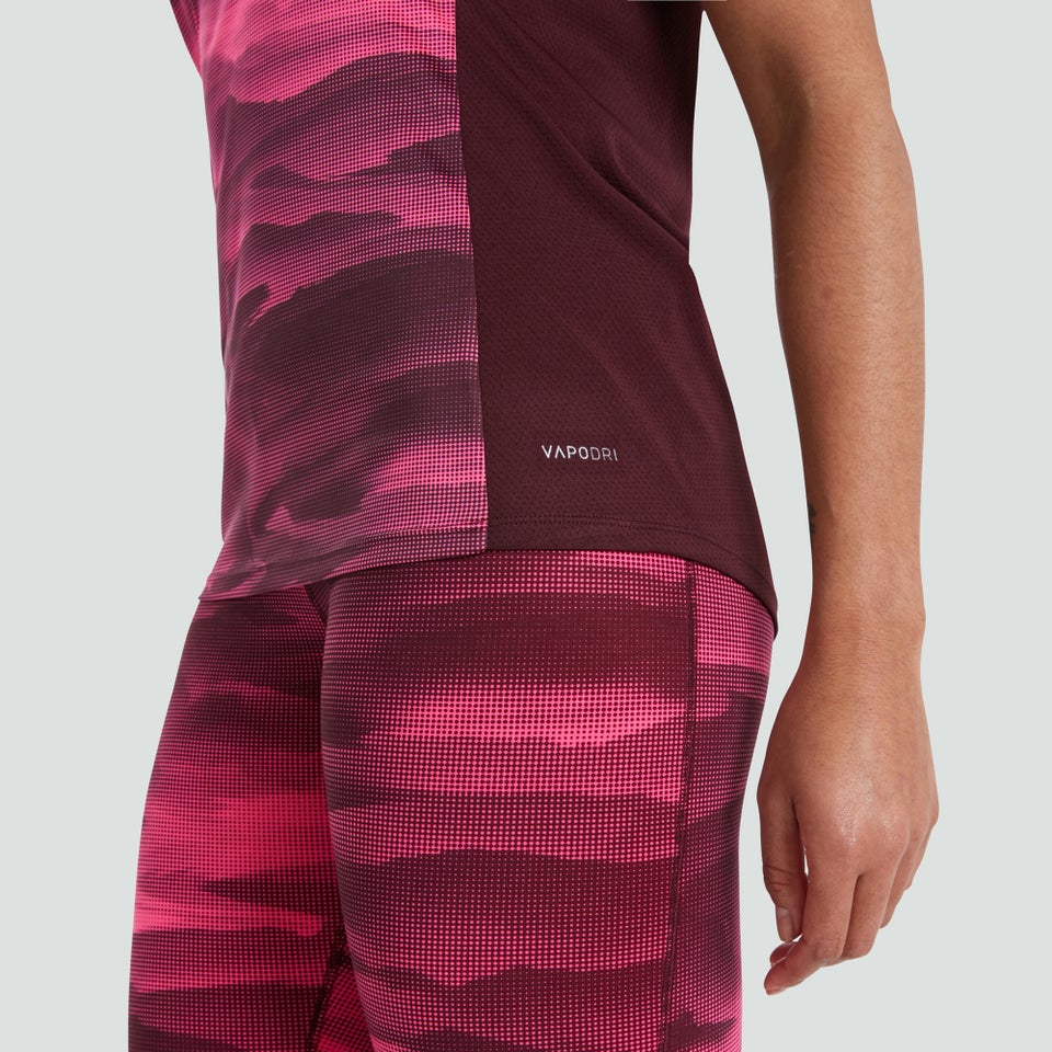 Womens Vapodri Superlight Graphic Tee Purple