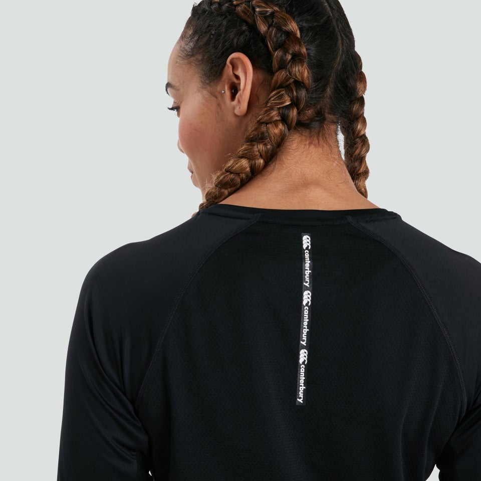 Womens Vapodri Superlight Long Sleeved Tee Black