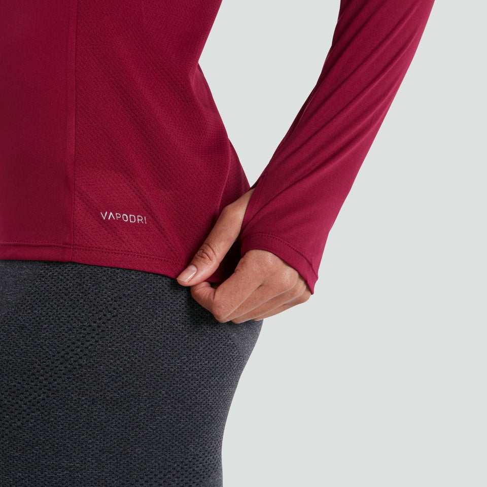 Womens Vapodri Superlight Long Sleeved Tee Purple