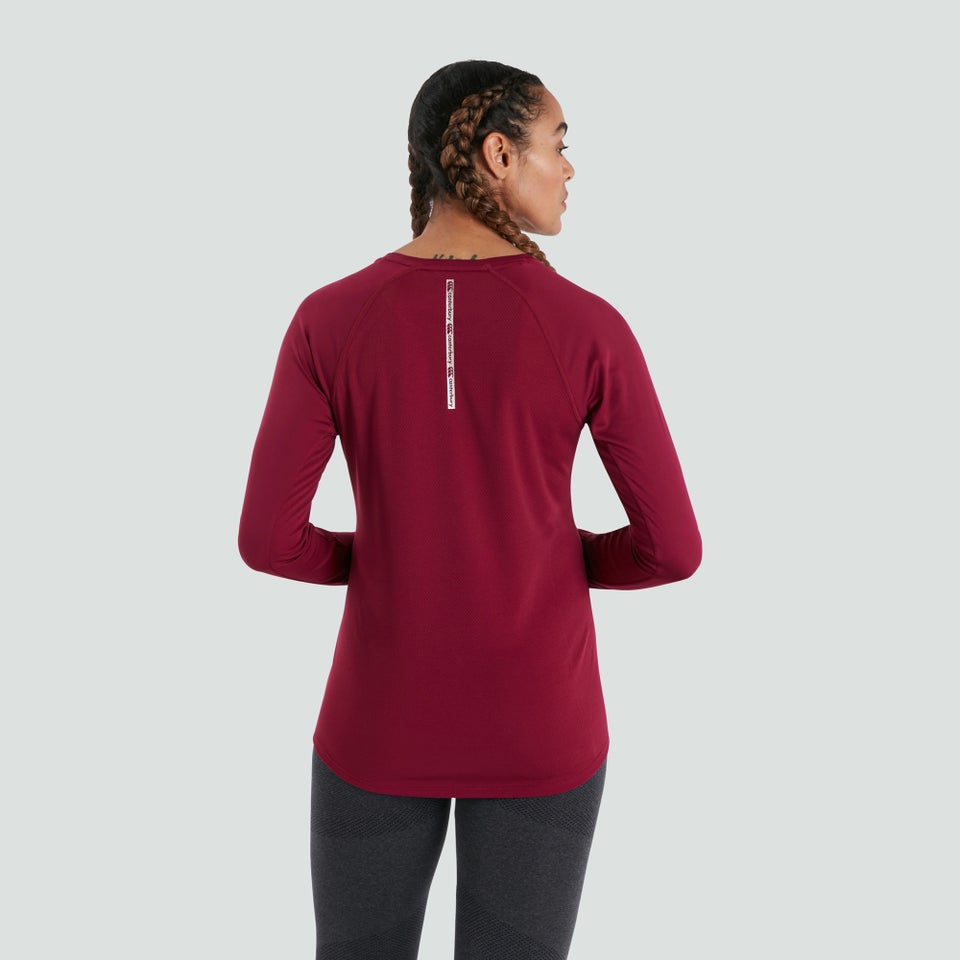 Womens Vapodri Superlight Long Sleeved Tee Purple