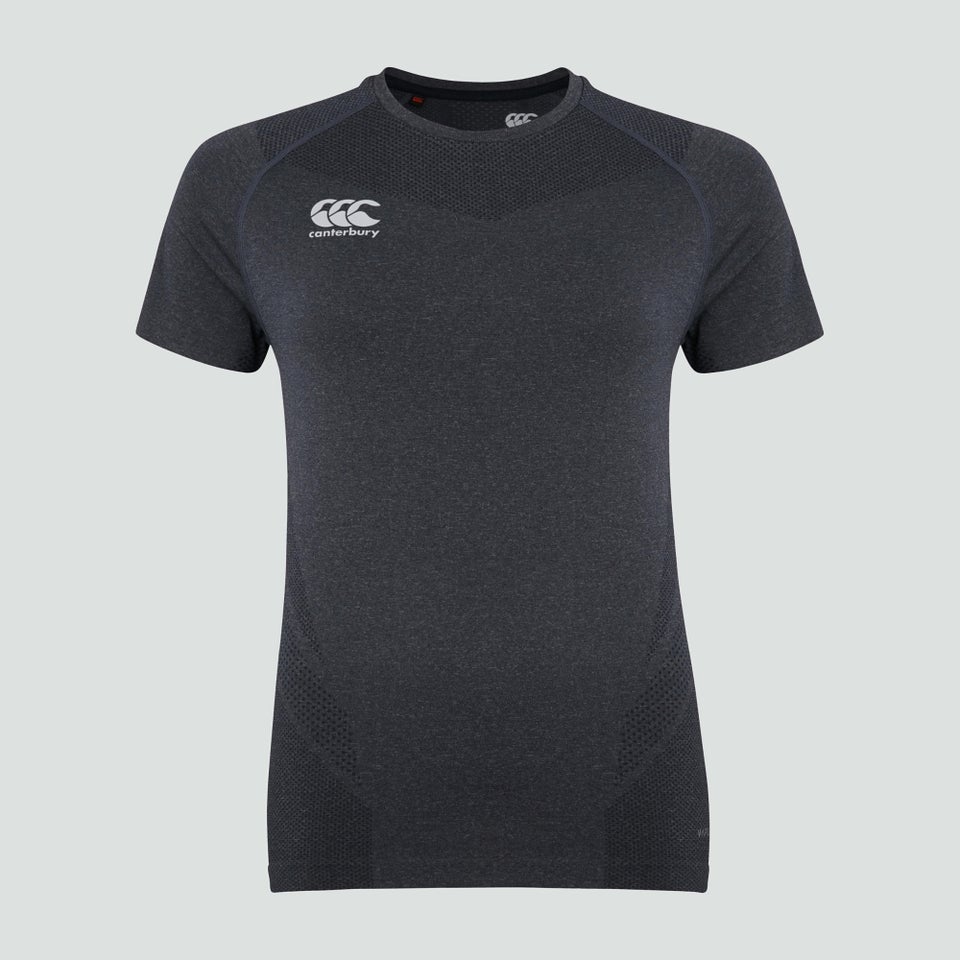 Womens Seamless Tee Black