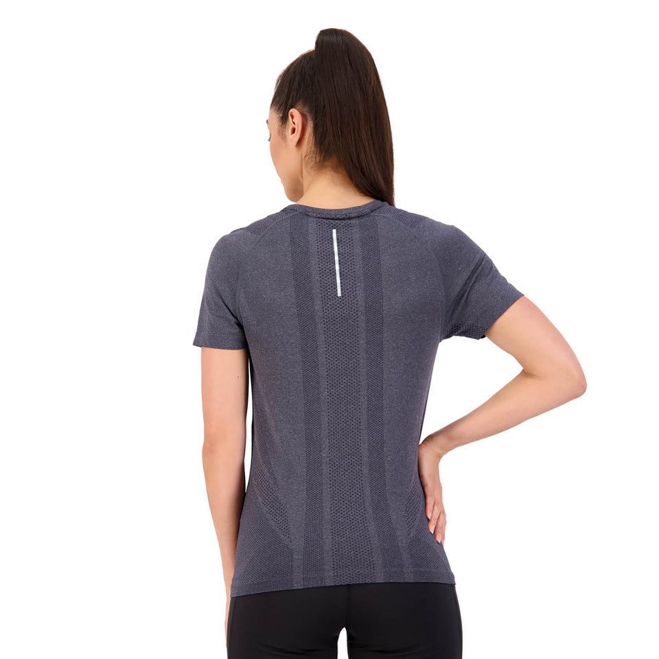 Womens Seamless Tee Black