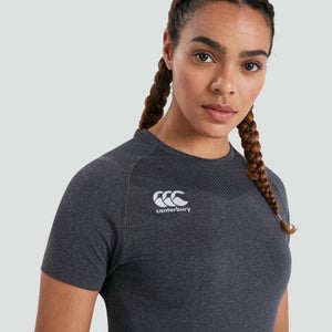Womens Seamless Tee Black
