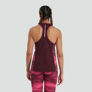 Womens Vapodri Superlight Graphic Racerback Vest Purple