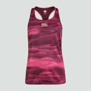 Womens Vapodri Superlight Graphic Racerback Vest Purple