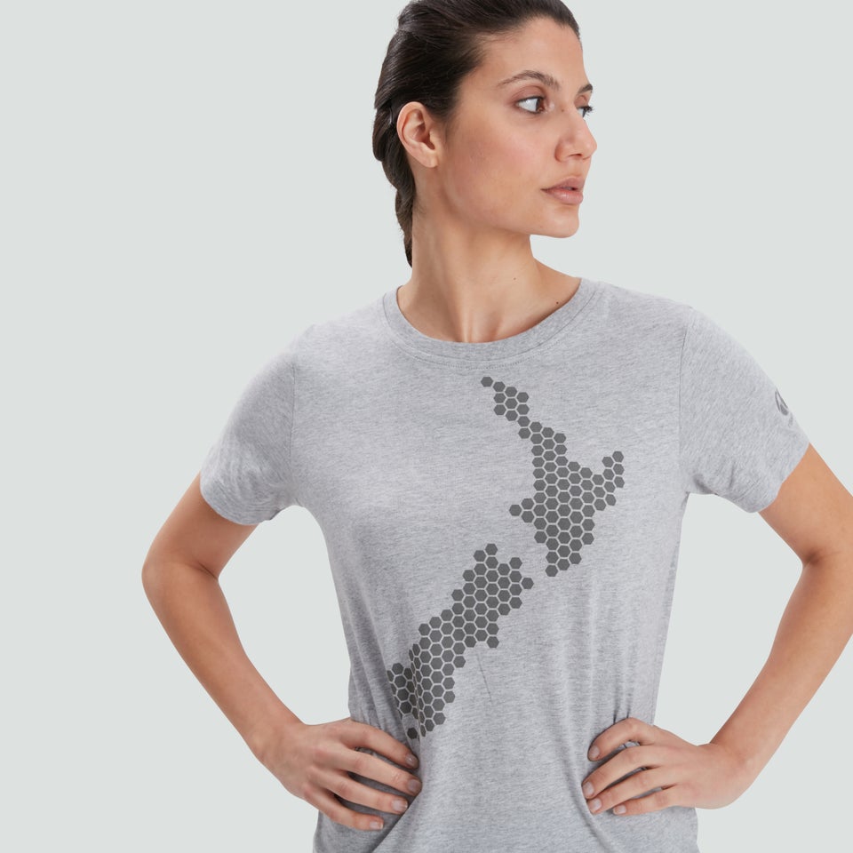 Womens Organic Cotton Tee Grey