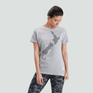 WOMENS ORGANIC COTTON TEE GREY - 6