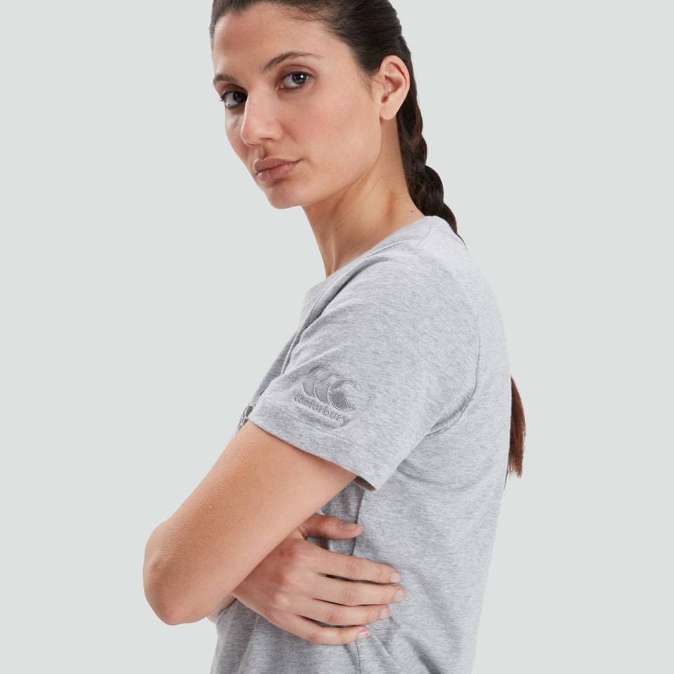 Womens Organic Cotton Tee Grey