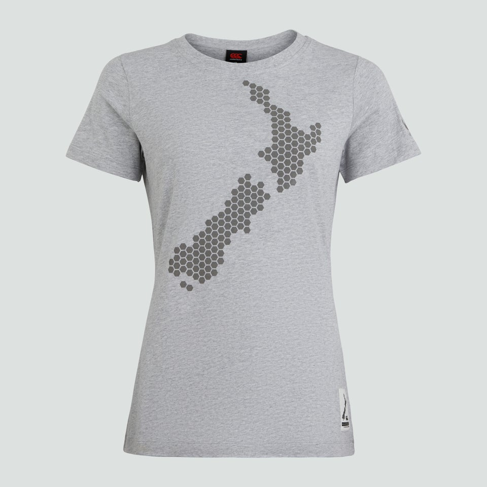 Womens Organic Cotton Tee Grey