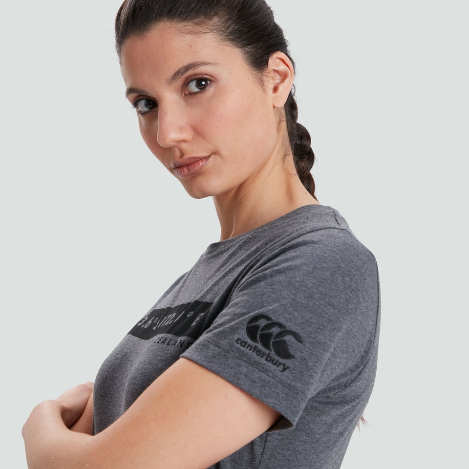 CANTERBURY ORGANIC COTTON TEE AF GREY