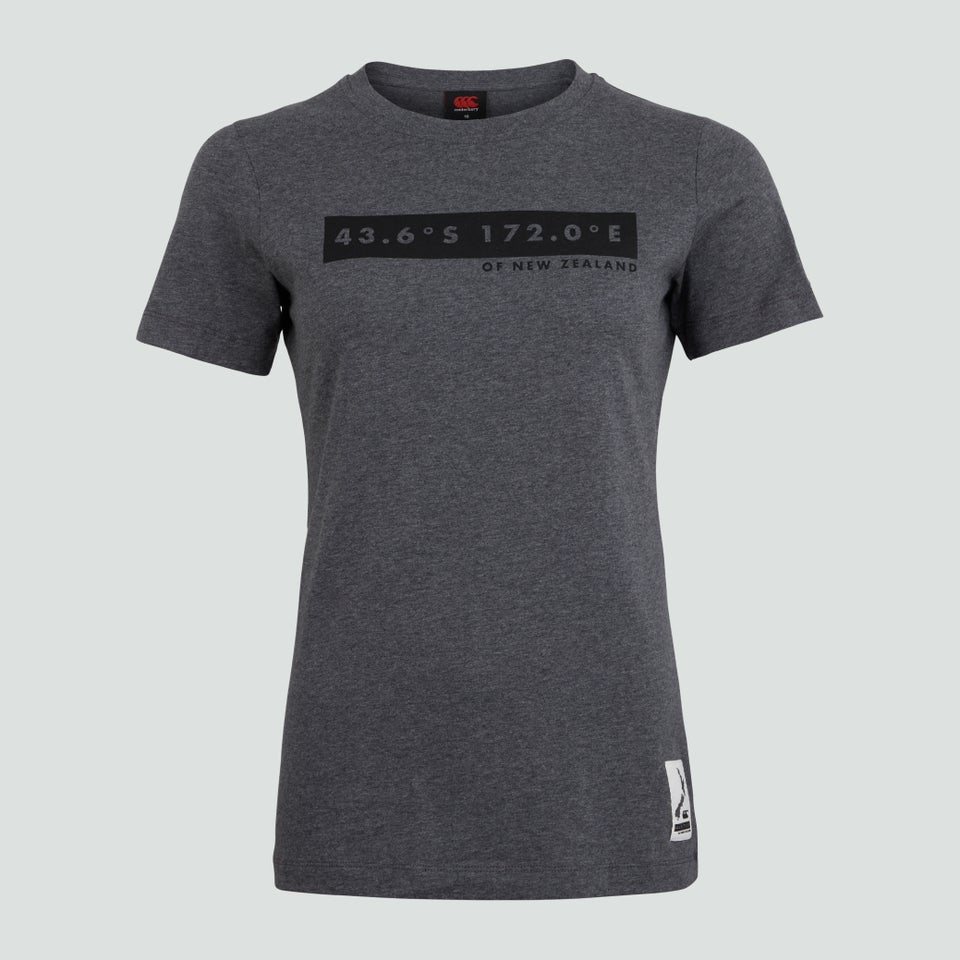 CANTERBURY ORGANIC COTTON TEE AF GREY