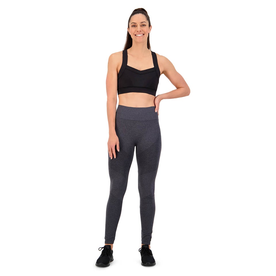 Womens Seamless Leggings Grey
