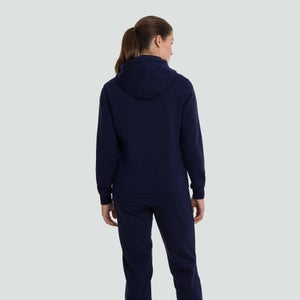 Womens Zip Thru Fleece Hoody Navy