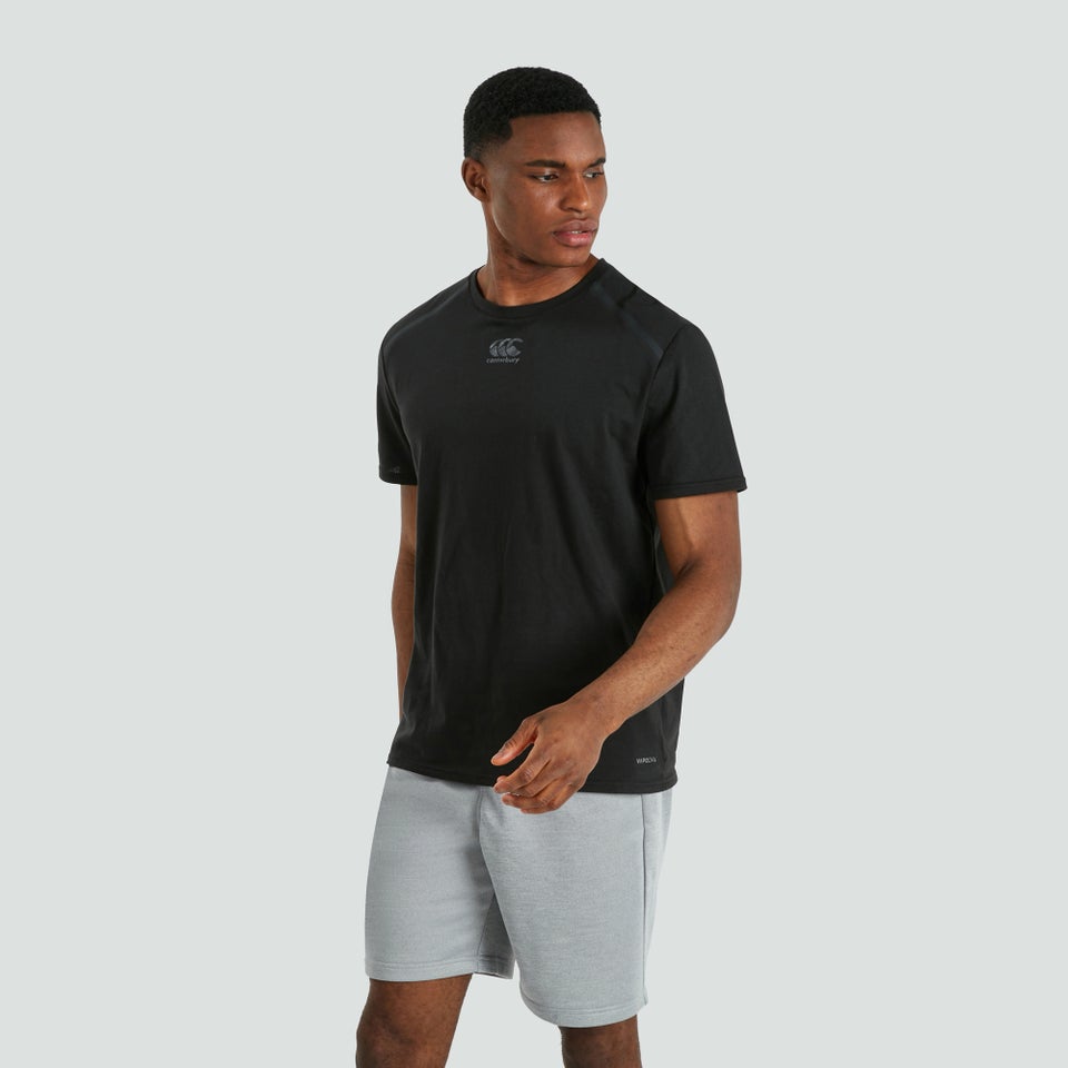 Mens Vapodri Training Tee Black