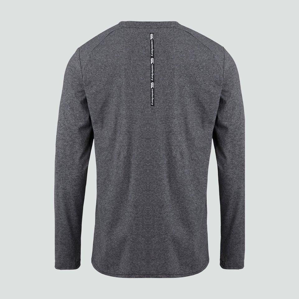 Mens Vapodri Long Sleeved Training Tee Grey