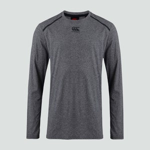 Mens Vapodri Long Sleeved Training Tee Grey