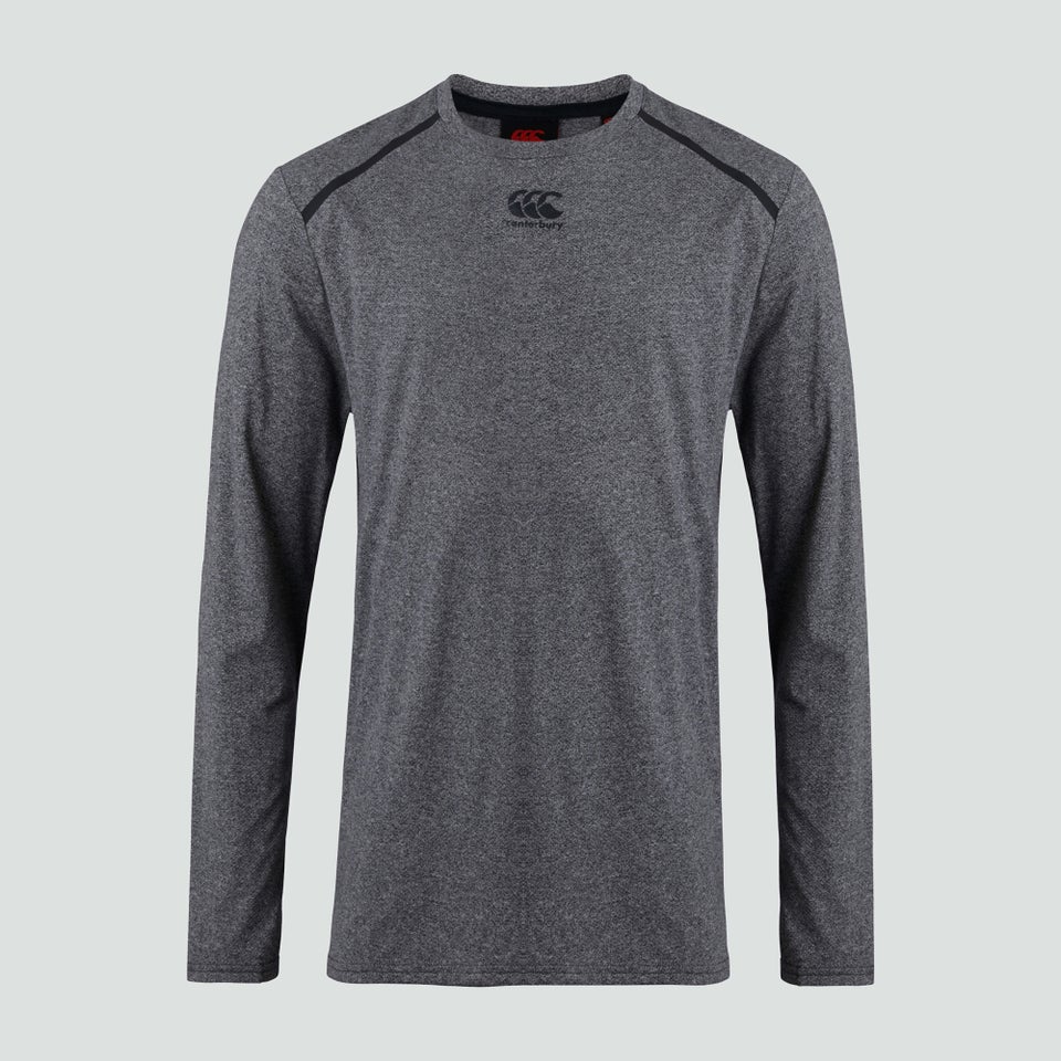Mens Vapodri Long Sleeved Training Tee Grey