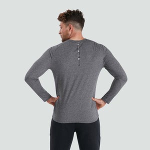 Mens Vapodri Long Sleeved Training Tee Grey