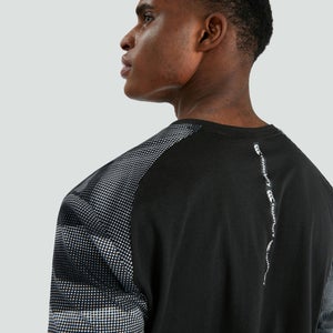 Mens Vapodri Long Sleeved Graphic Training Tee Black