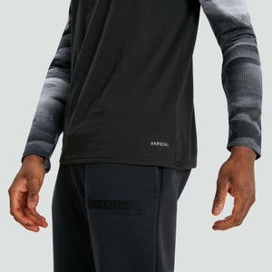 Mens Vapodri Long Sleeved Graphic Training Tee Black