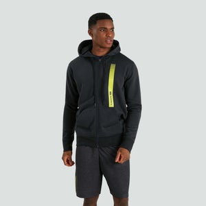 Mens Zip Thru Fleece Hoody Blue