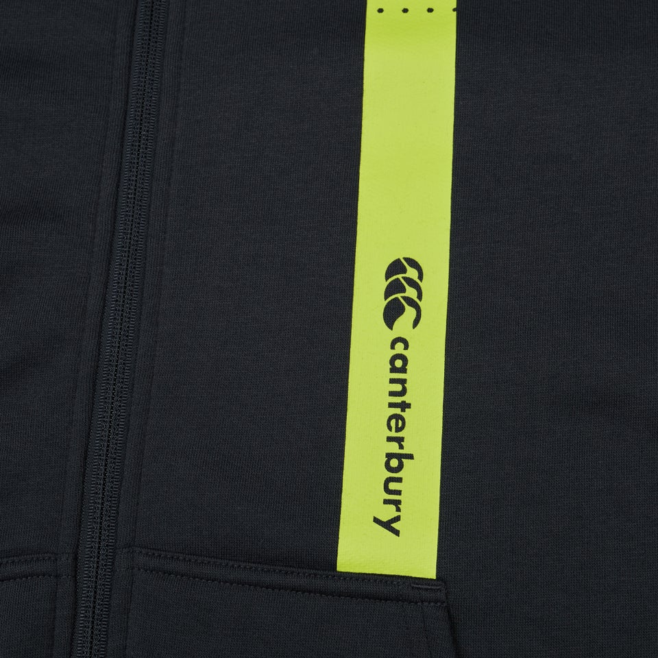 Mens Zip Thru Fleece Hoody Blue