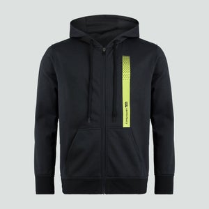Mens Zip Thru Fleece Hoody Blue