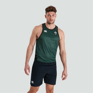 Mens Ireland Poly Singlet Green