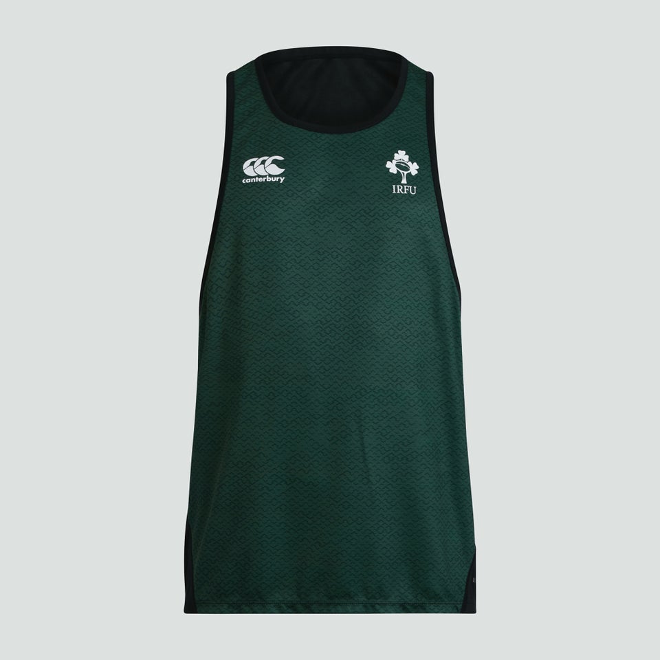 Mens Ireland Poly Singlet Green