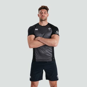 MENS IRELAND SUPERLIGHT TRAINING TEE BLACK - XS