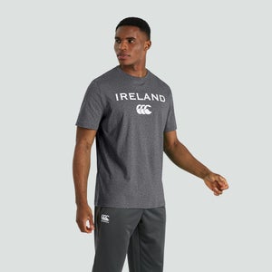 Mens Ireland Cotton Logo Tee Grey