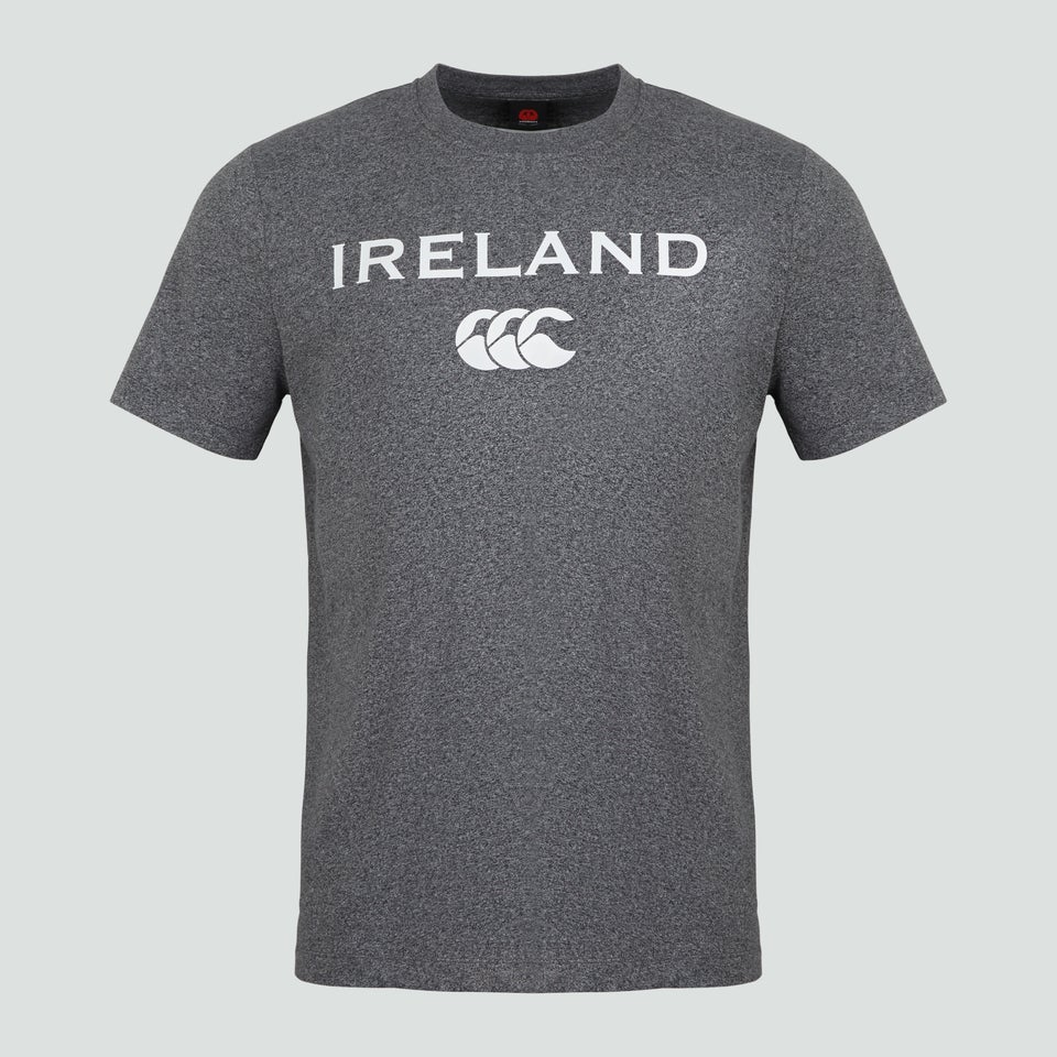 Mens Ireland Cotton Logo Tee Grey