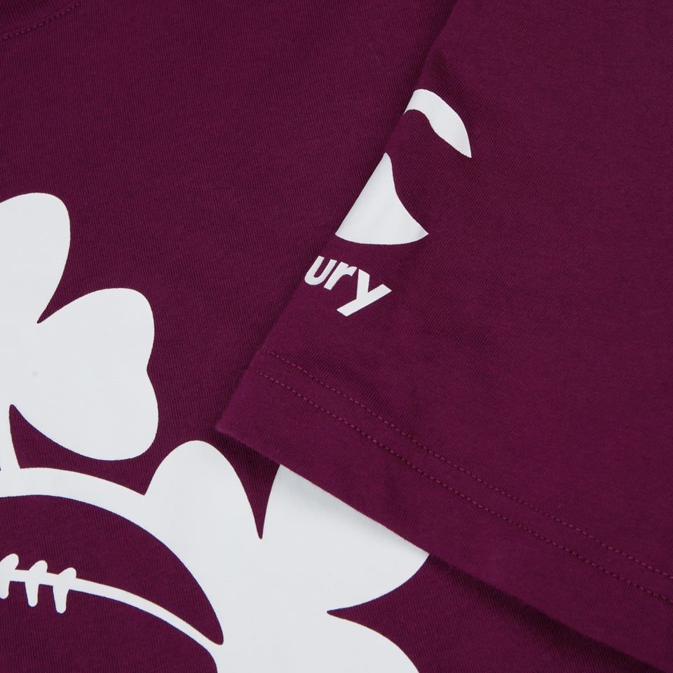 Mens Ireland Crest Logo Tee Purple