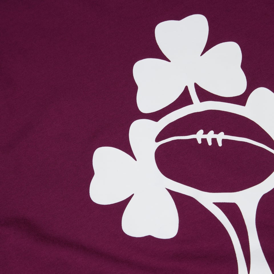 Mens Ireland Crest Logo Tee Purple