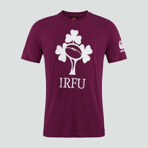 Mens Ireland Crest Logo Tee Purple
