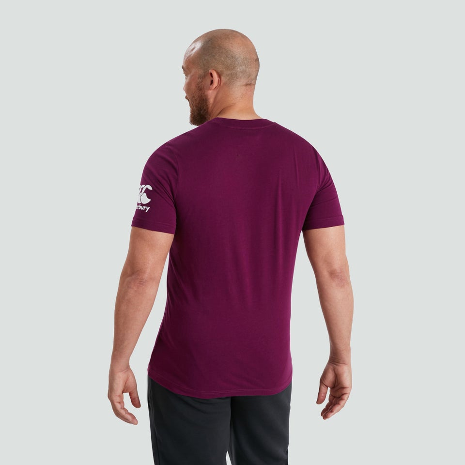 Mens Ireland Crest Logo Tee Purple