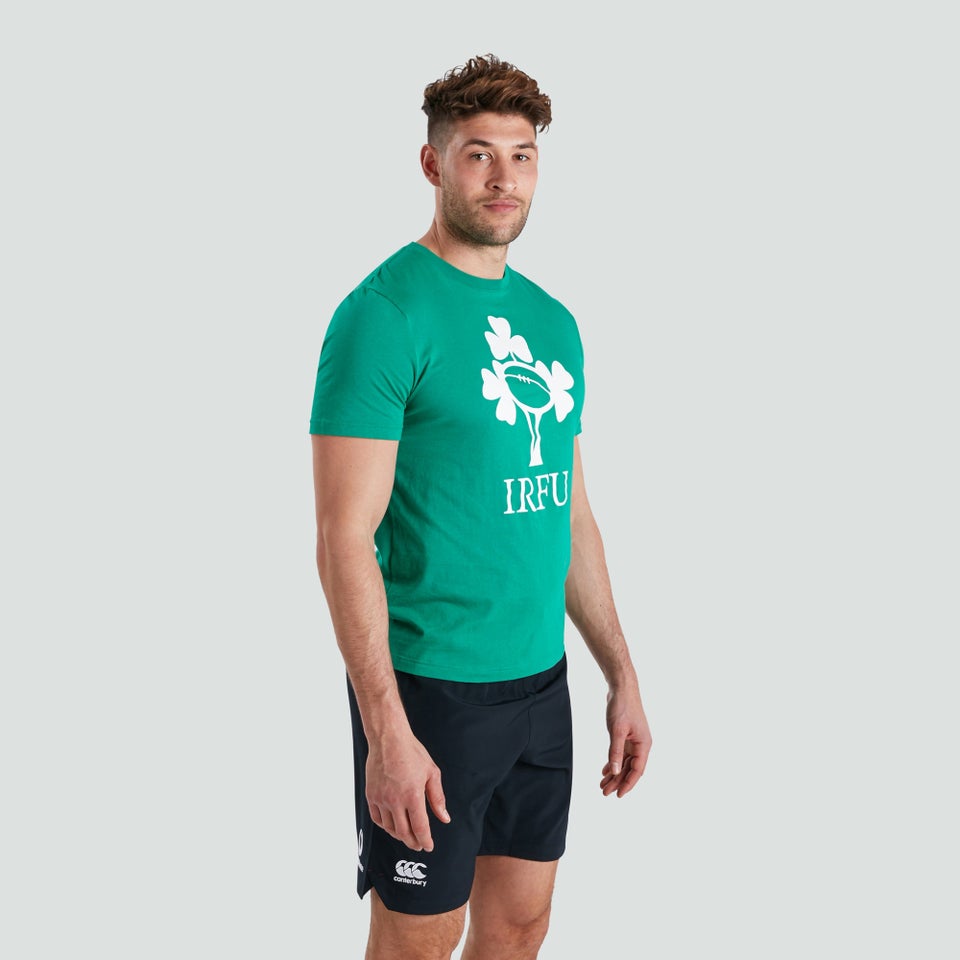Mens Ireland Crest Logo Tee Green